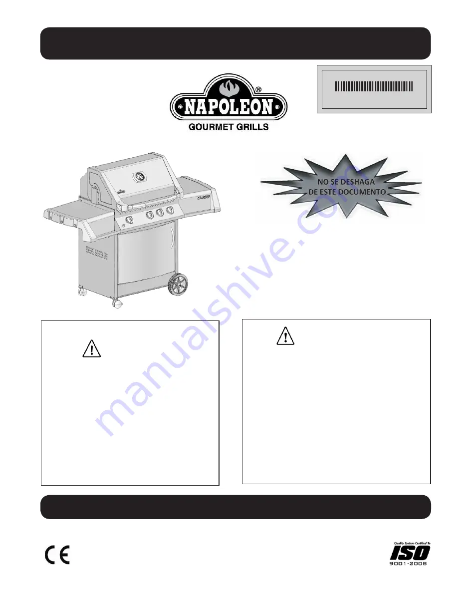 Napoleon PRESTIGE II 308 Manual Download Page 61