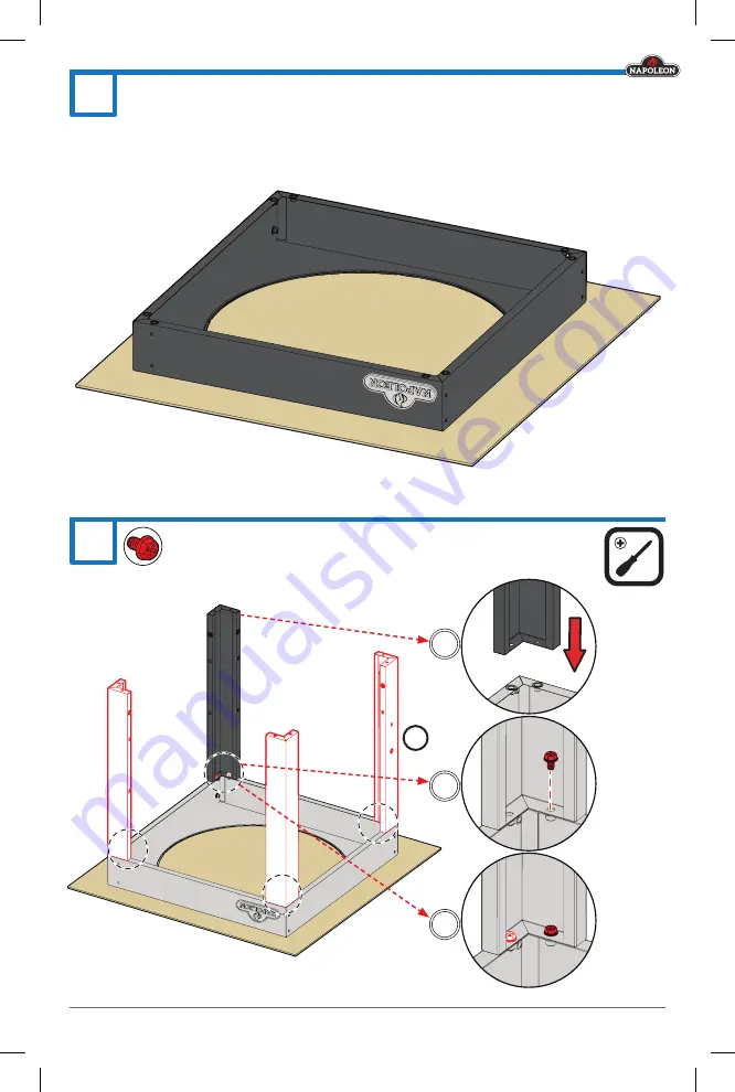 Napoleon PRO22K-CART-3 Assembly Manual Download Page 4