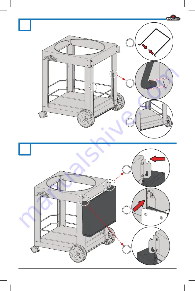 Napoleon PRO22K-CART-3 Assembly Manual Download Page 9