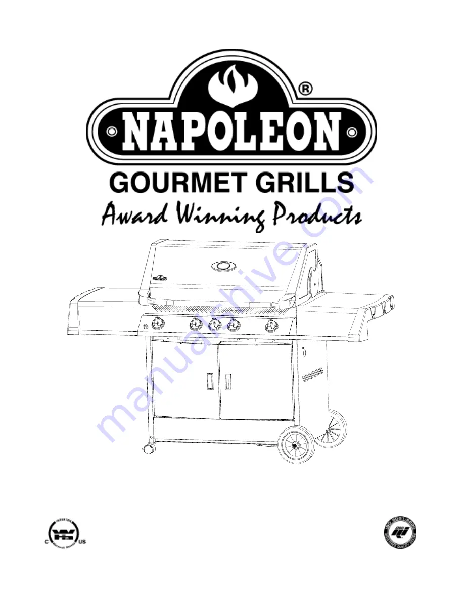 Napoleon PT600RB User Manual Download Page 1