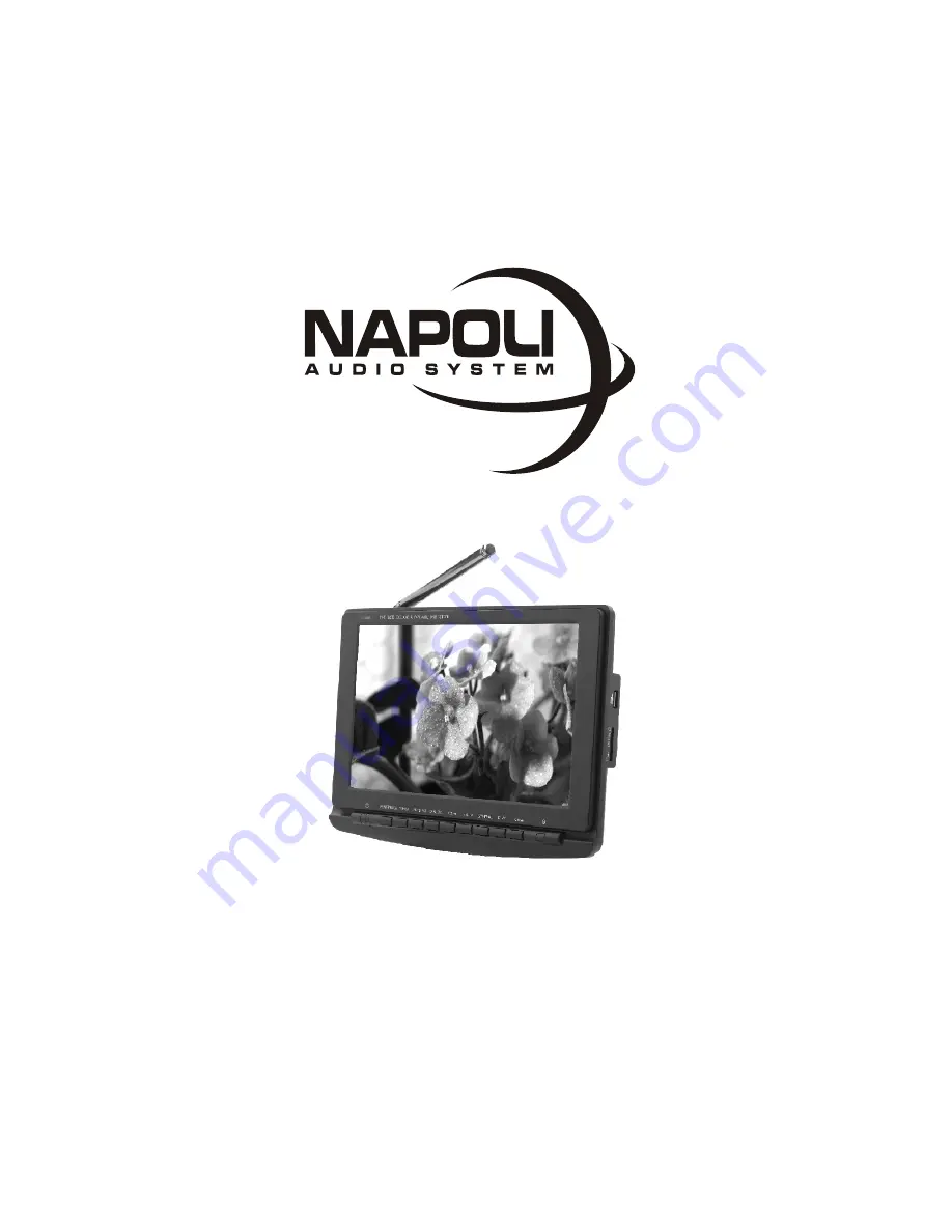 Napoli Audio TFT-TV 1010 SD/USB User Manual Download Page 1