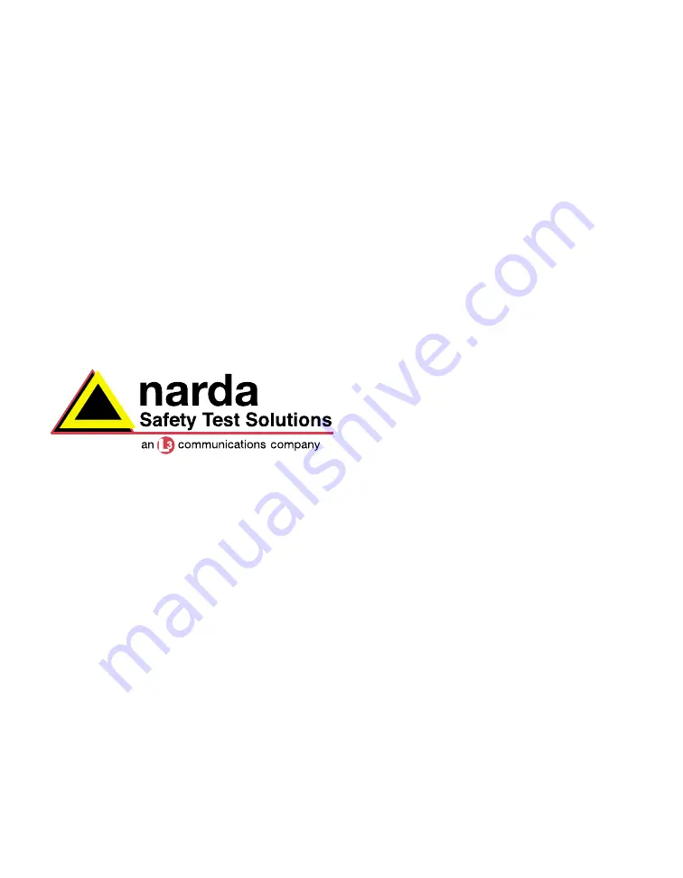 NARDA 8718B User Manual Download Page 137