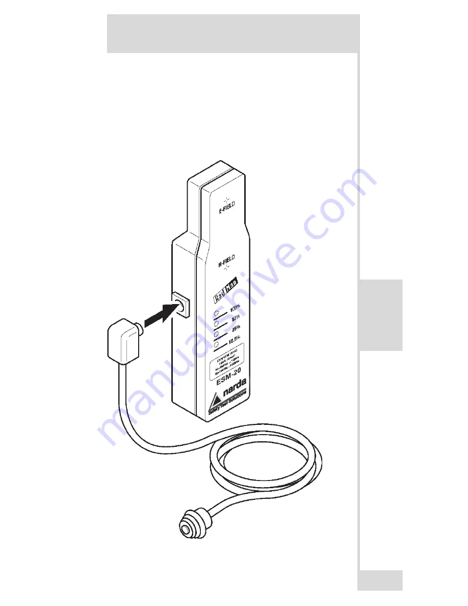 NARDA ESM-10 RadMan Mobile Operating Manual Download Page 37