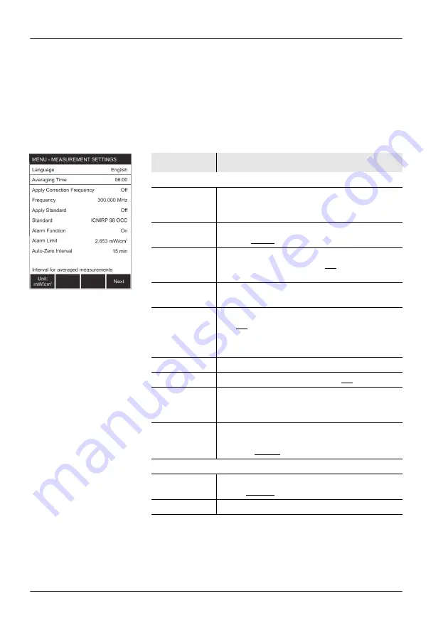 NARDA NBM-550 Operating Manual Download Page 114