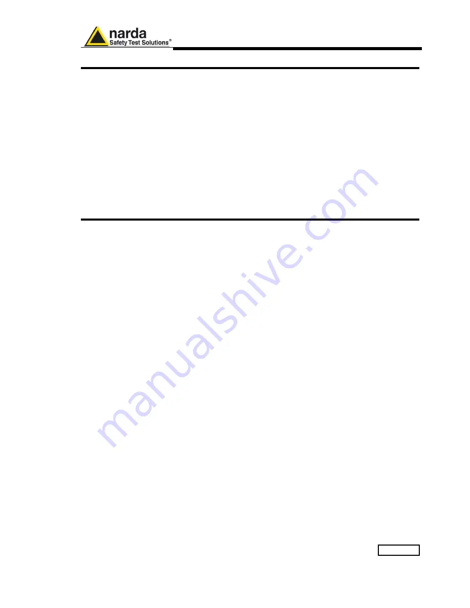 NARDA PMM 7010 Series User Manual Download Page 5