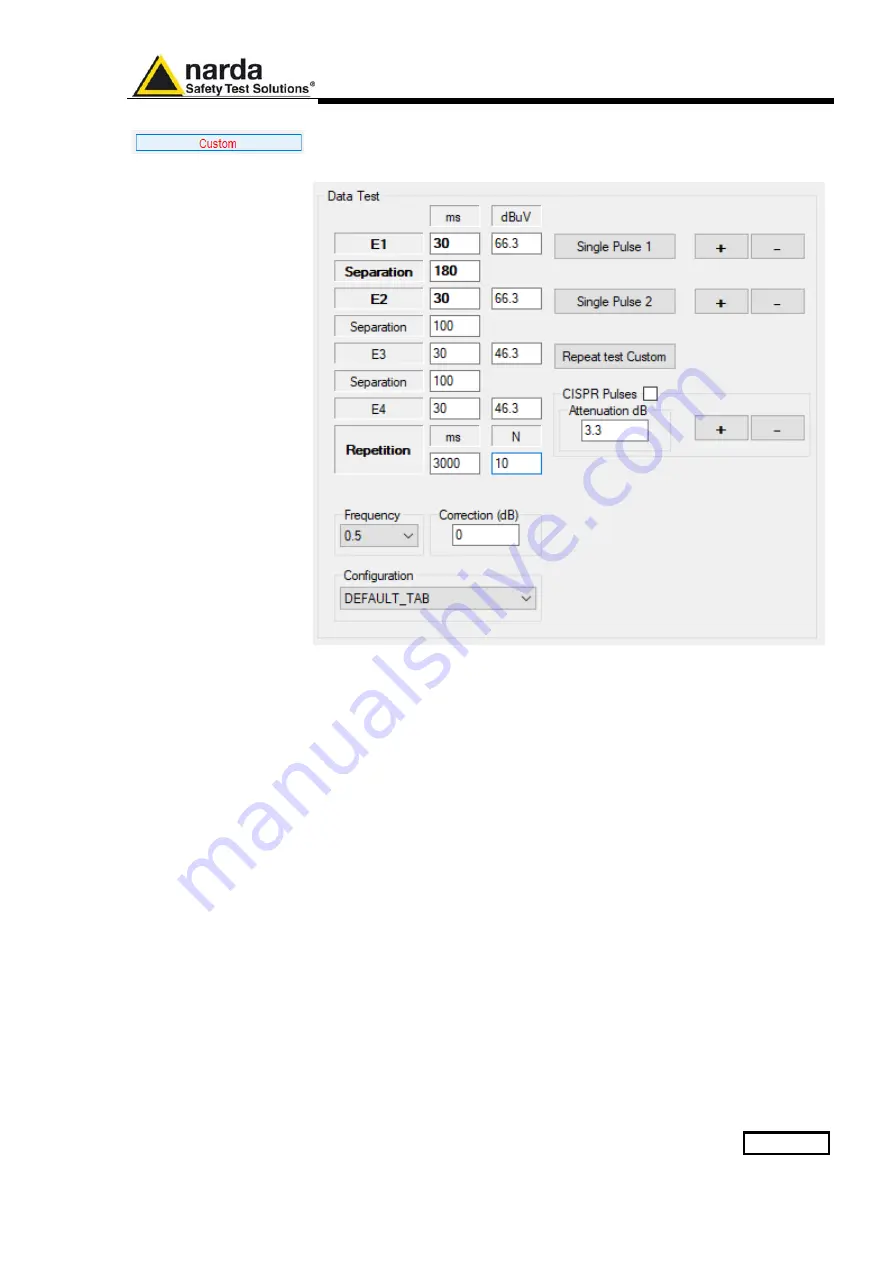 NARDA PMM CA0010 User Manual Download Page 63