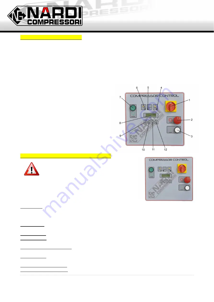 NARDI COMPRESSORI PACIFIC E23 User And Maintenance Manual Download Page 29