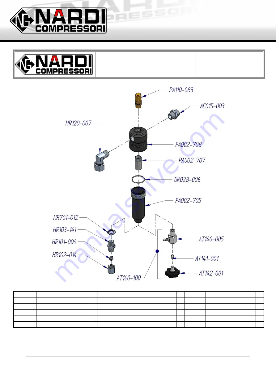 NARDI COMPRESSORI PACIFIC M35 User Manual Download Page 43