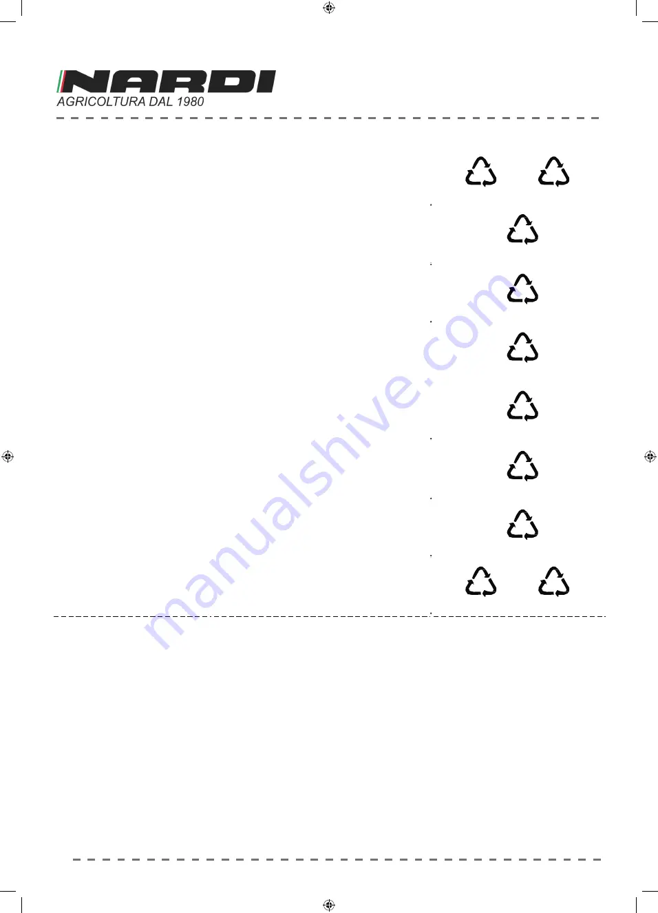 nardi Sunstorm SFR-R Use And Maintenance Manual Download Page 22