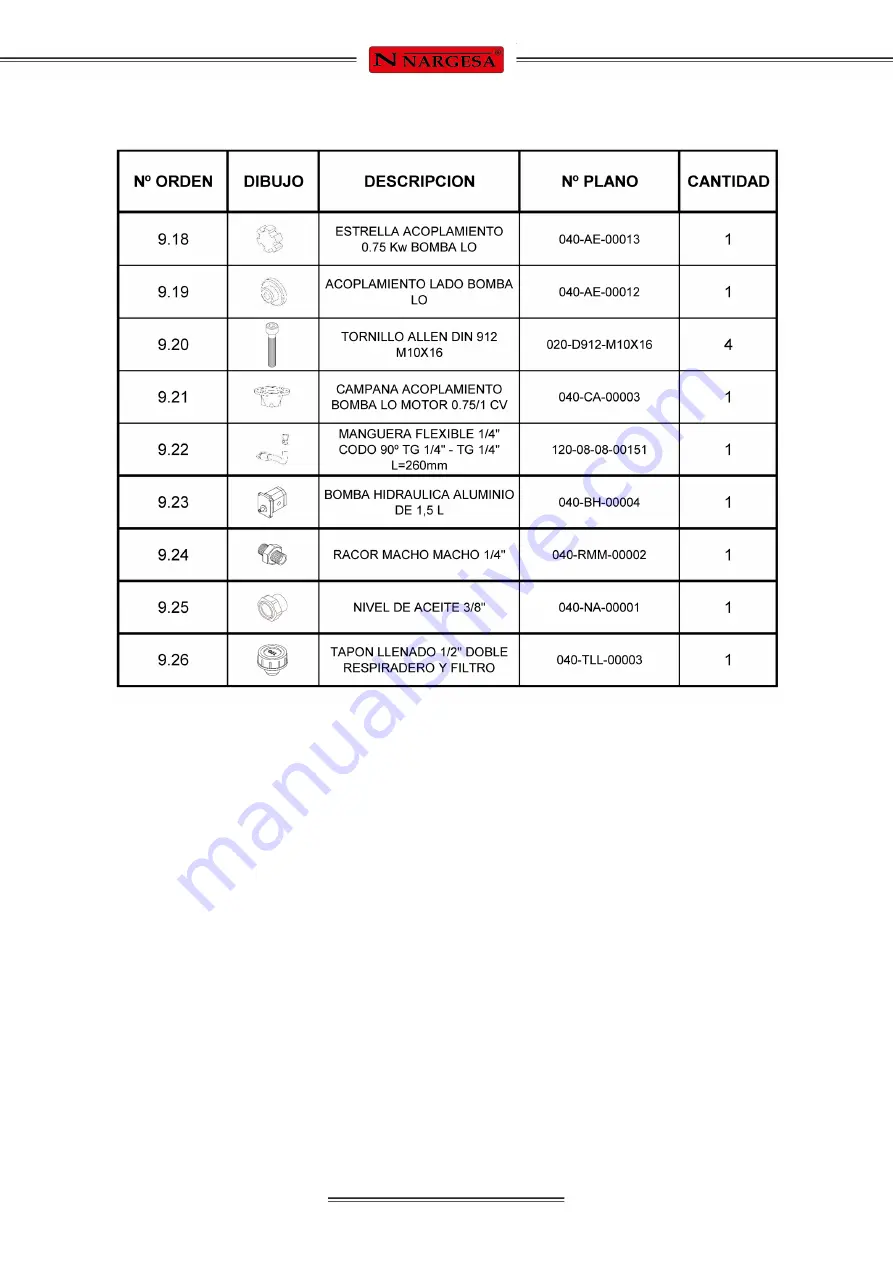 NARGESA 2020-240 Instruction Book Download Page 38