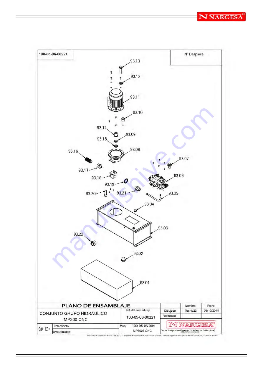 NARGESA MP3003 CNC Instruction Book Download Page 80