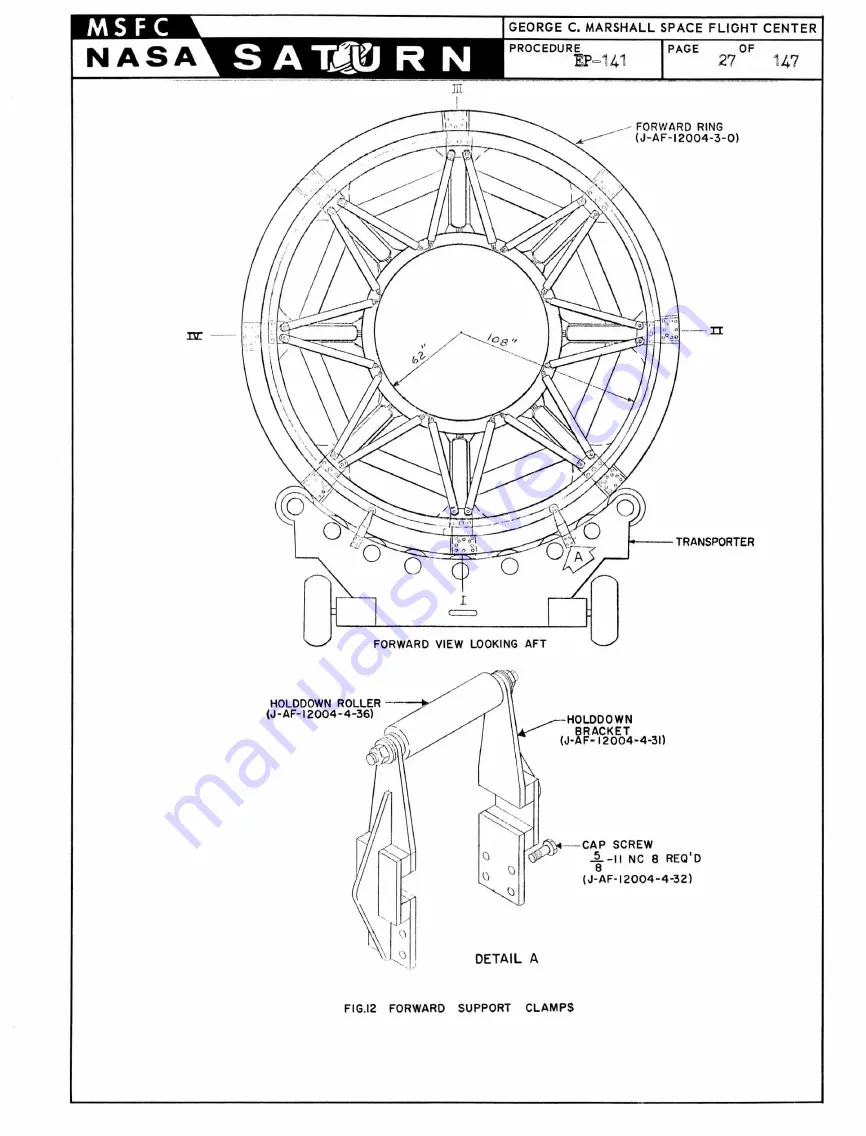 NASA Saturn S-1 Stage Handling, Transporting And Erection Instructions Download Page 27