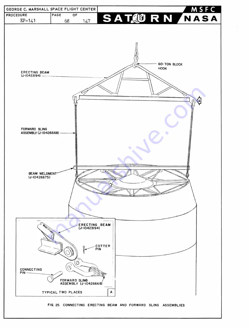 NASA Saturn S-1 Stage Handling, Transporting And Erection Instructions Download Page 64