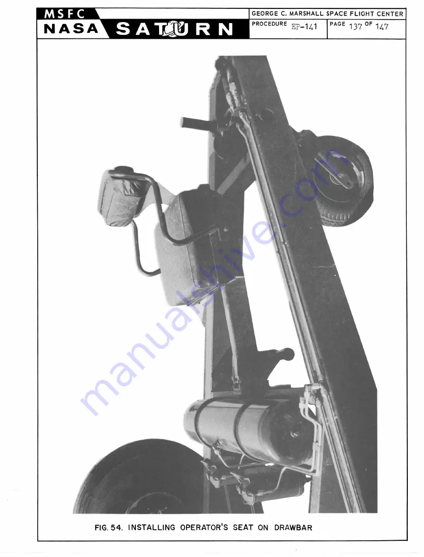 NASA Saturn S-1 Stage Handling, Transporting And Erection Instructions Download Page 126