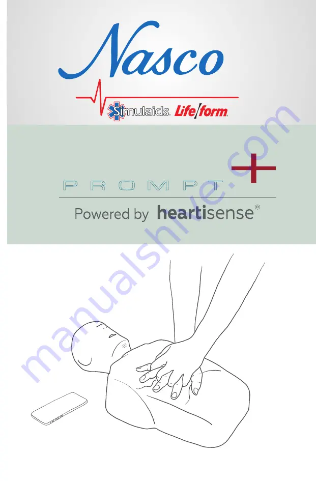 Nasco Healthcare Simulaids Life/form CPR Prompt Plus Add-on... Скачать руководство пользователя страница 1