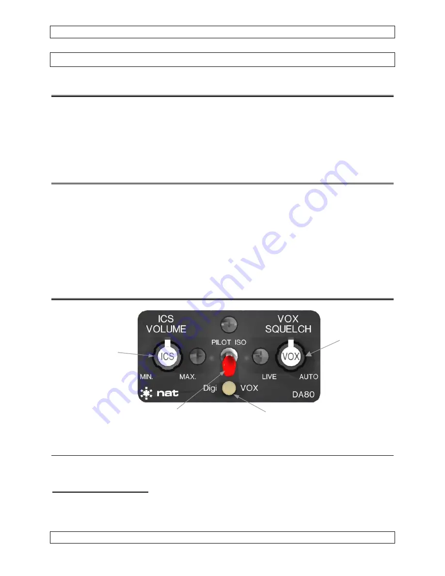 Nat DA80-010 Installation And Operation Manual Download Page 25