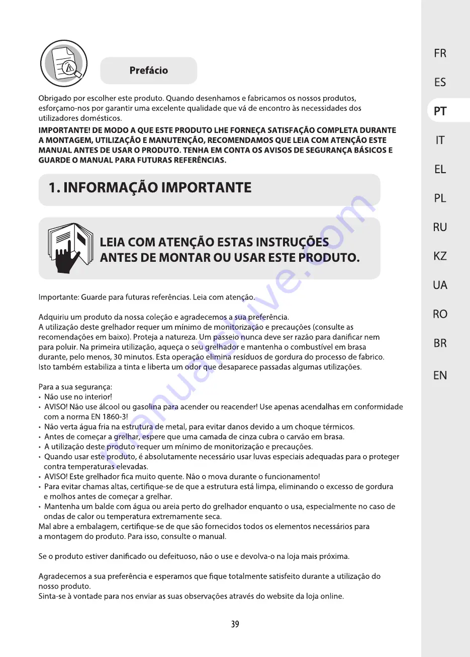 Naterial 80181014 Assembly, Use, Maintenance Manual Download Page 39