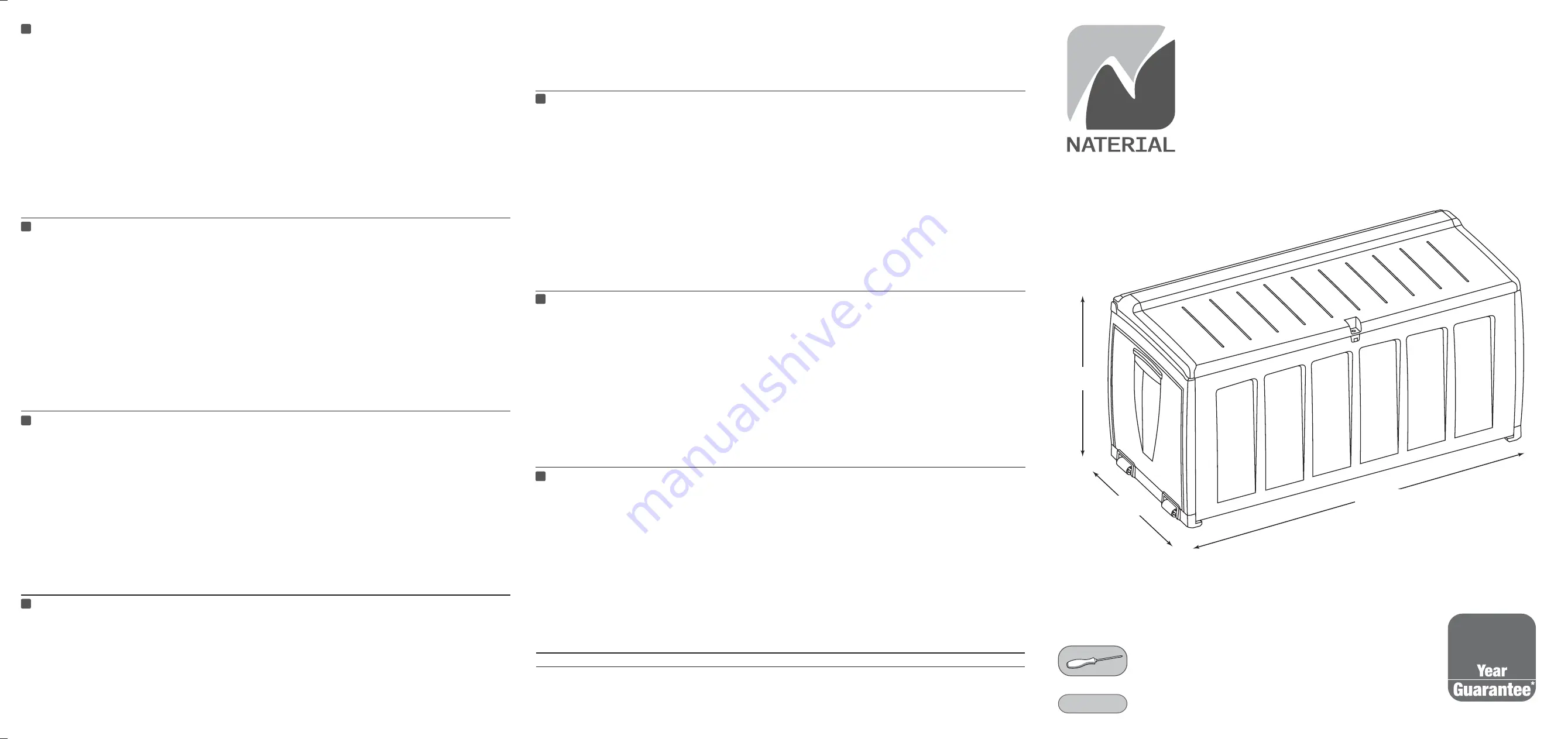 Naterial FLINT BOX 340 L Скачать руководство пользователя страница 1