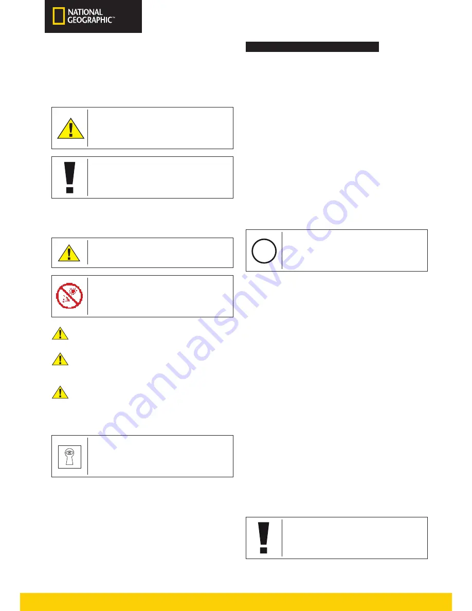 National Geographic NG-76-700 Operating Instructions Manual Download Page 6