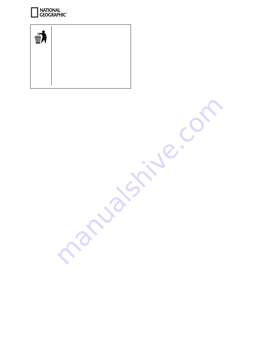 National Geographic Telescope With Equatorial Mount Operating Instructions Manual Download Page 22