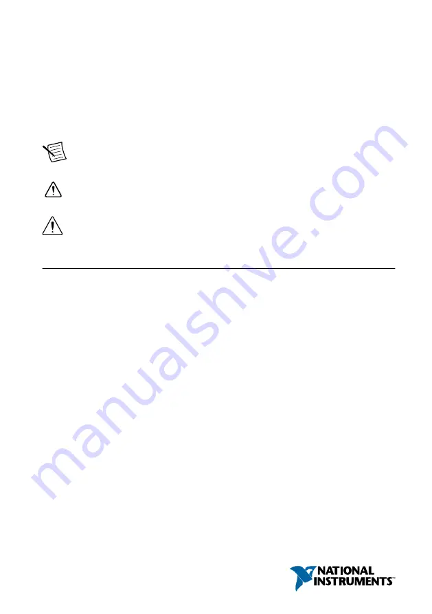 National Instruments ATCA-3671 Getting Started Manual Download Page 1