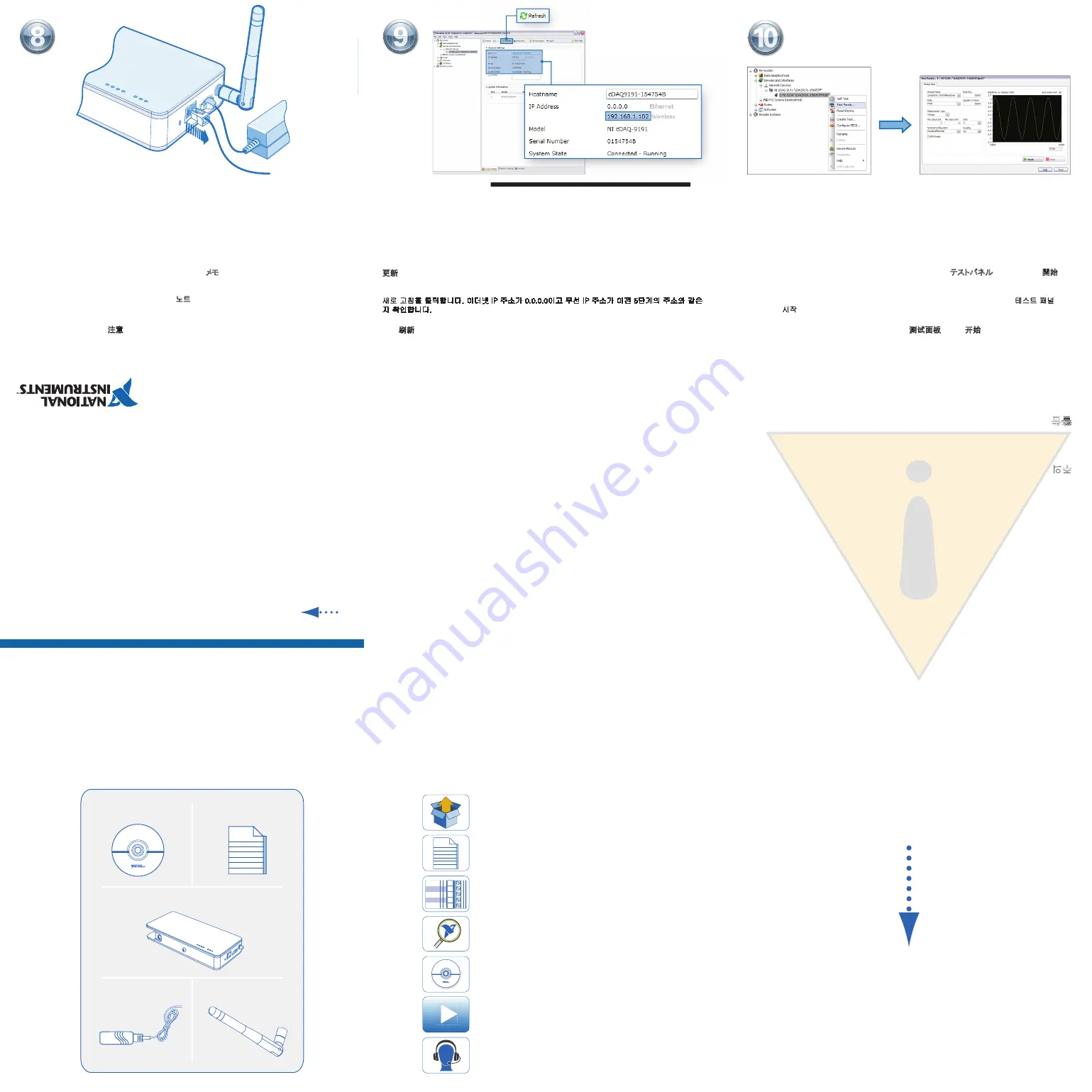 National Instruments NI cDAQ-9191 Quick Start Manual Download Page 2