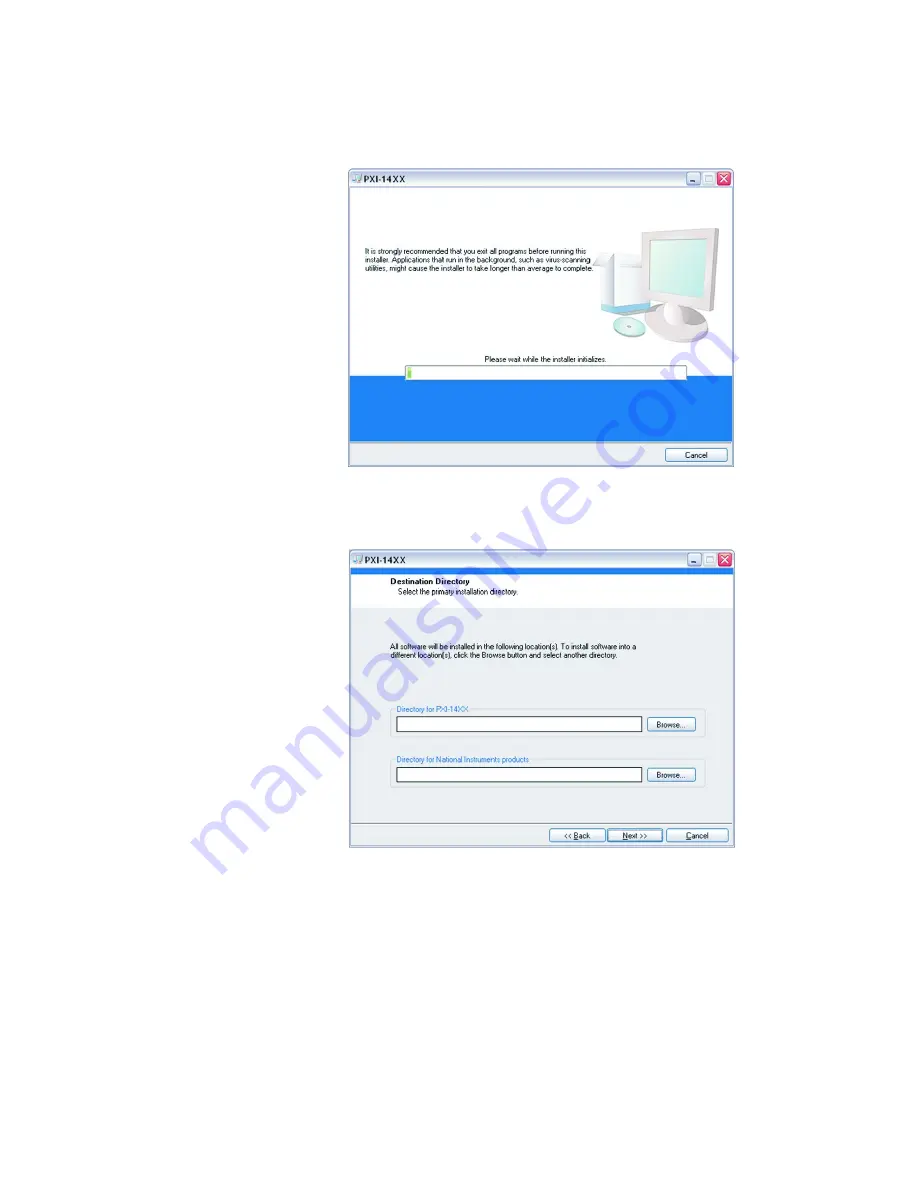 National Instruments Phase Matrix PXI-1420 Quick Start Manual Download Page 14