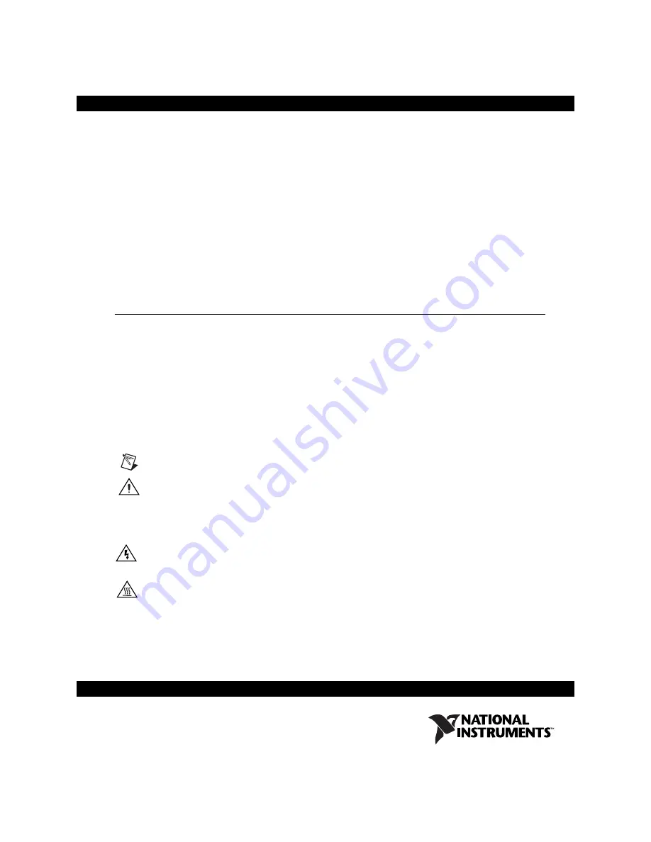 National Instruments SCC-FT01 User Manual Download Page 1