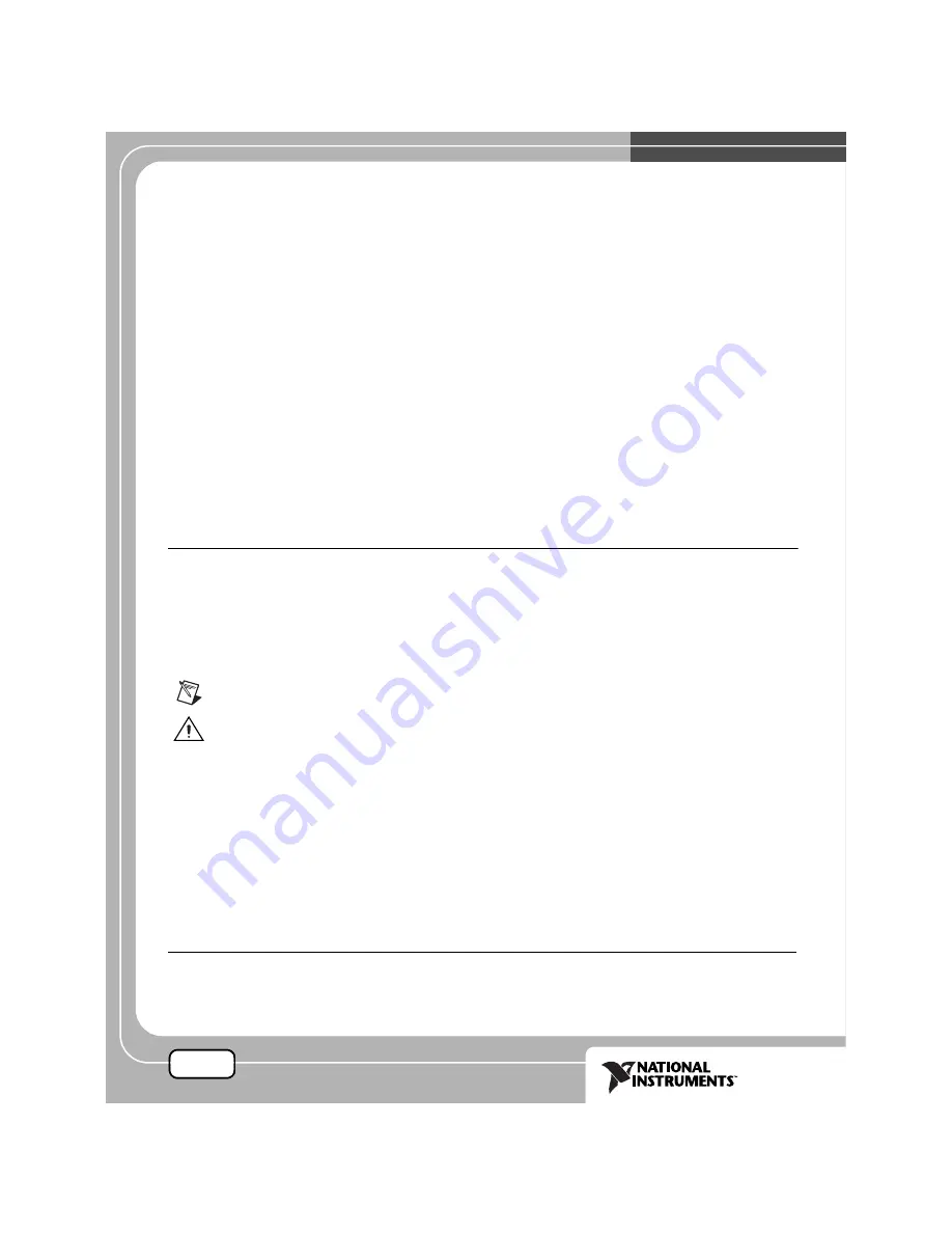 National Instruments SCXI-1382 Скачать руководство пользователя страница 2