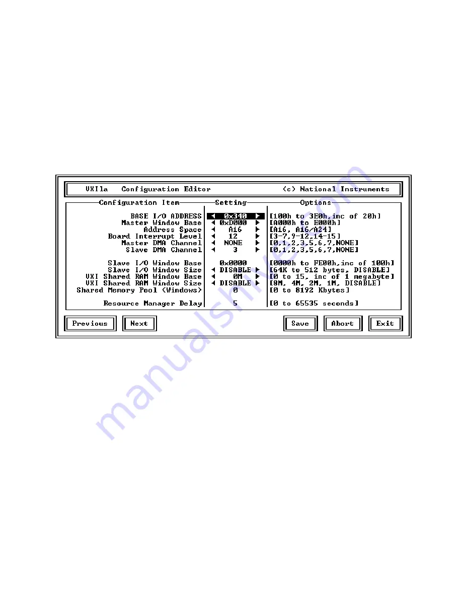 National Instruments VXI-AT2000 Скачать руководство пользователя страница 46