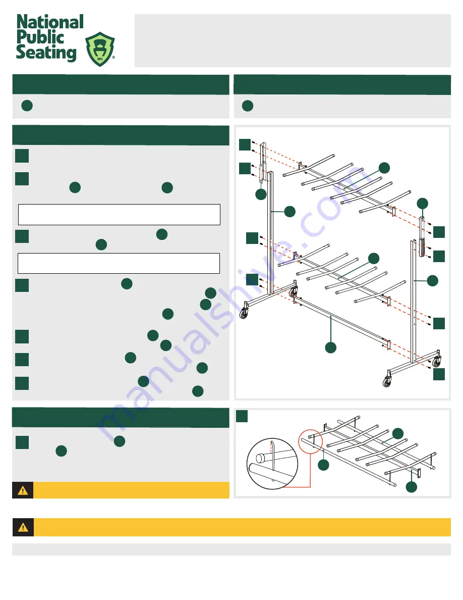 National Public Seating 84 Series Скачать руководство пользователя страница 2