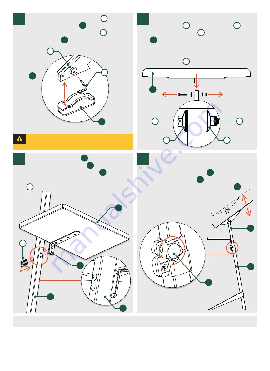 National Public Seating CONDUCTOR'S STAND Assembly Instructions Download Page 2