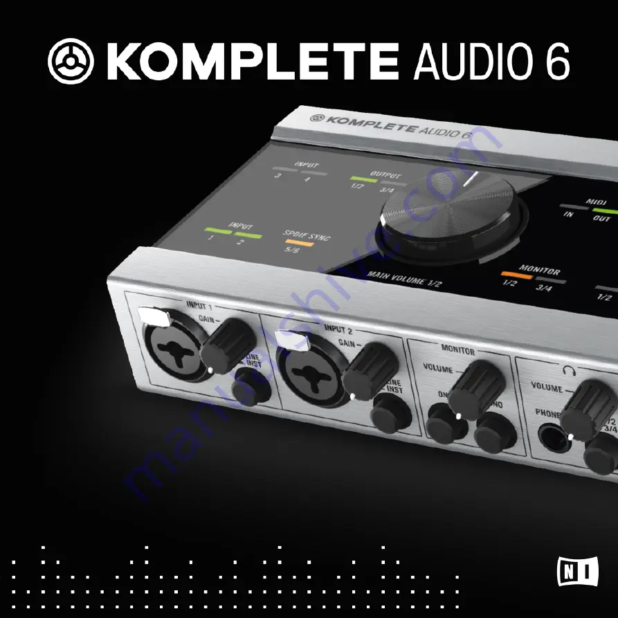 Native Instruments Komplete Audio 6 Manual Download Page 1