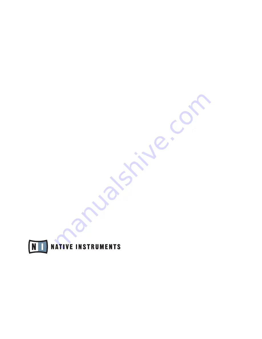 Native Instruments Scarbee Mark 1 User Manual Download Page 3