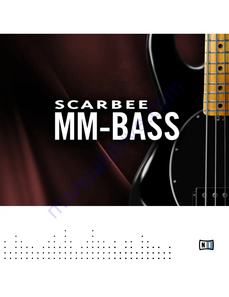 Native Instruments Scarbee MM-Bass User Manual Download Page 1