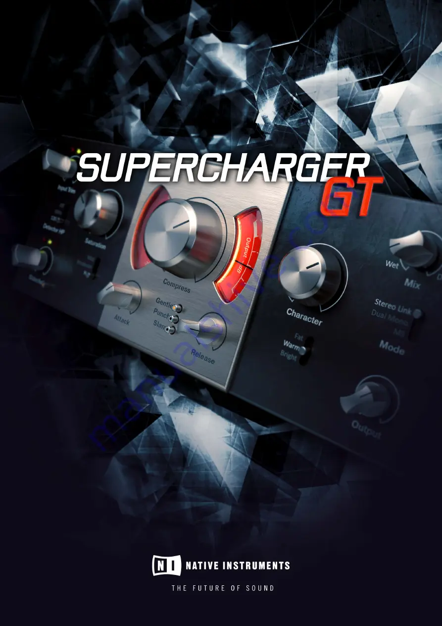 Native Instruments SUPERCHARGER GT Manual Download Page 1