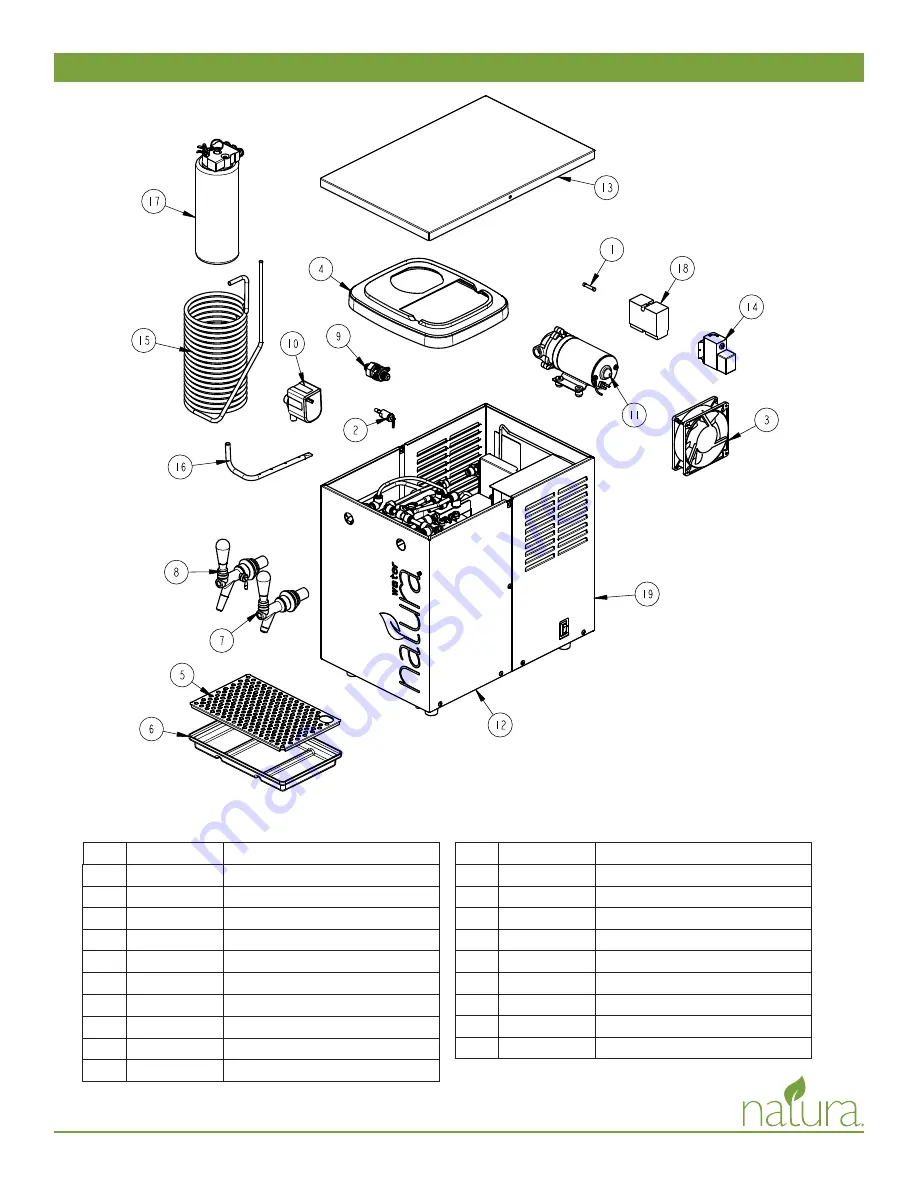 NATURA NWSB SER.4 Installation And Maintenance Manual Download Page 25