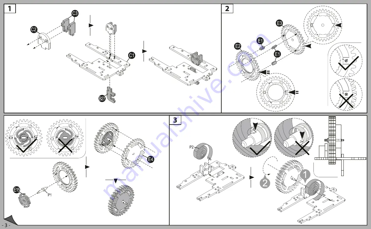 NATURE & DECOUVERTES STEAM LOCOMOTIVE Assembly Instructions Manual Download Page 4