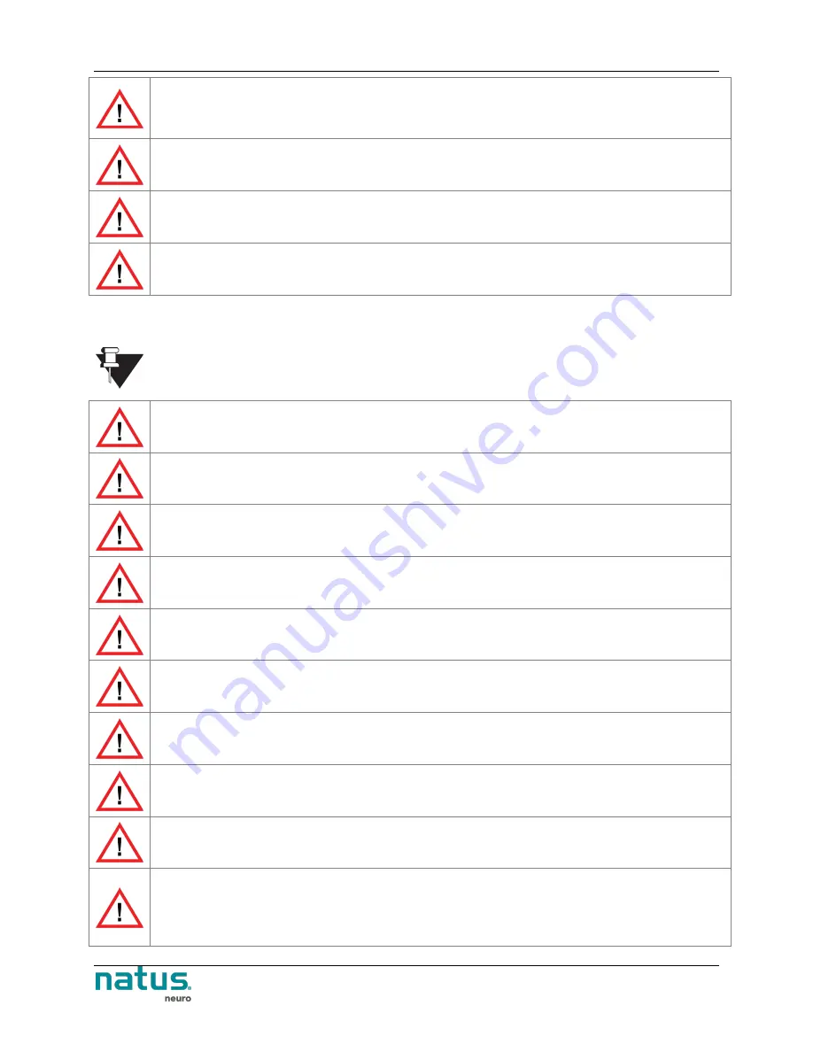 natus neuro Brain Monitor User And Service Manual Download Page 18