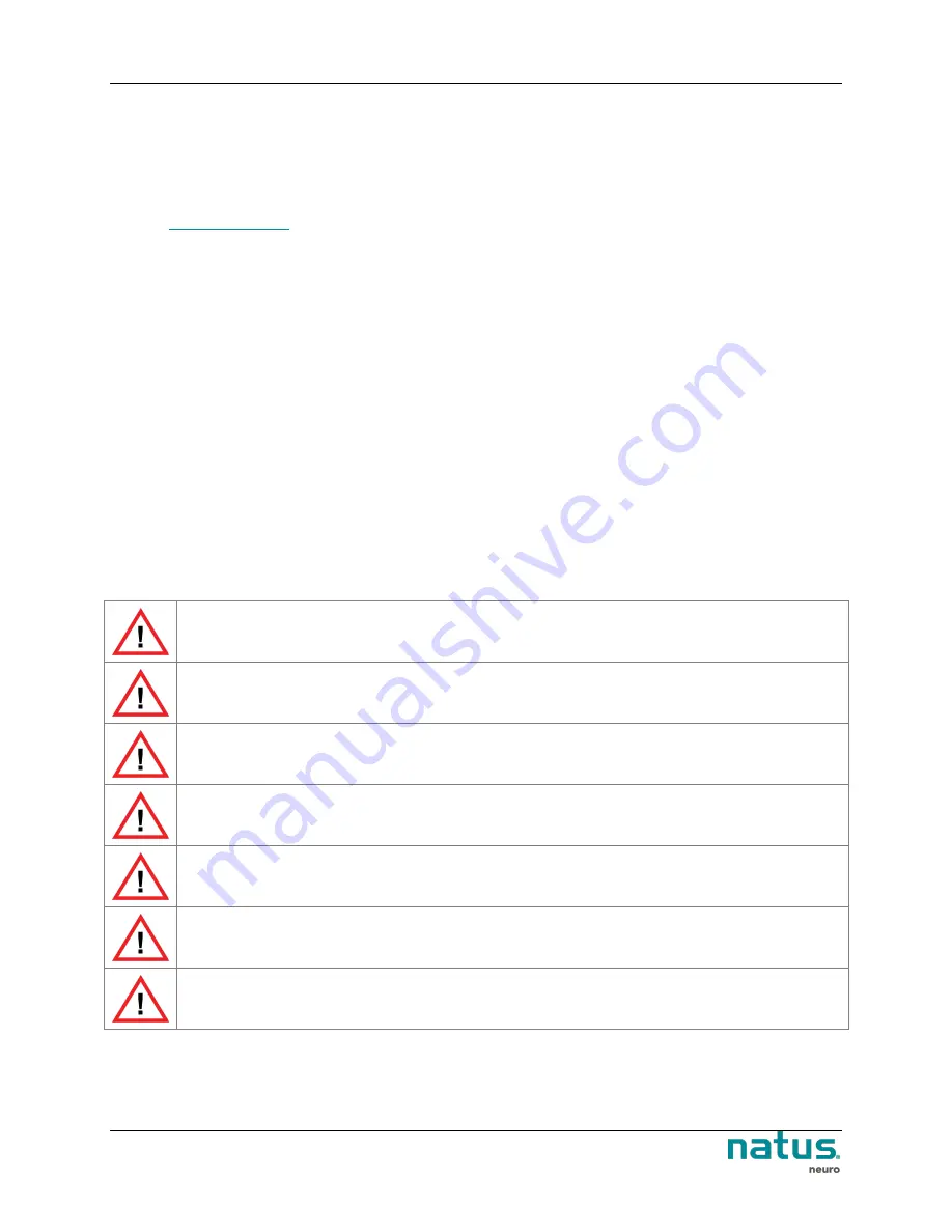 natus neuro Brain Monitor User And Service Manual Download Page 47