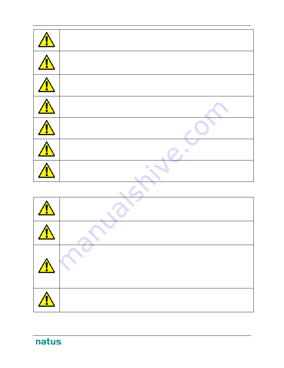 natus Trex HD User & Service Manual Download Page 21