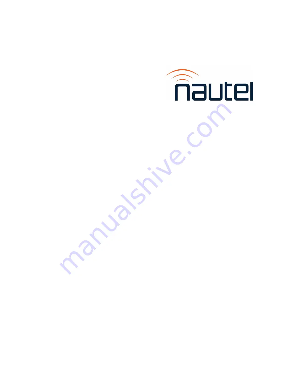 Nautel NX15 Скачать руководство пользователя страница 1