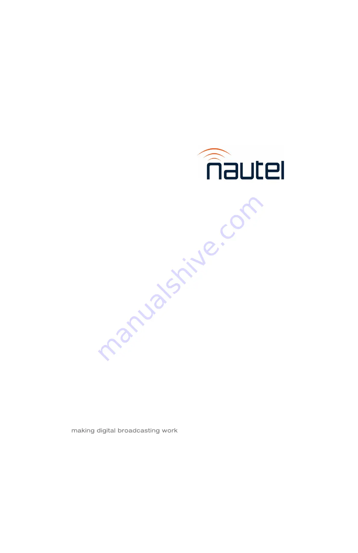 Nautel VX150 Operation & Maintenance Manual Download Page 1