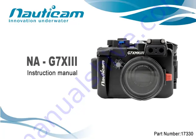 Nauticam 17330 Instruction Manual Download Page 1