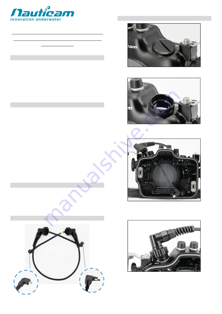 Nauticam M24D2R200 Instruction Manual Download Page 1