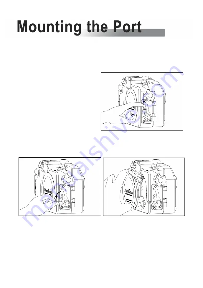 Nauticam NA-A6000 Instruction Manual Download Page 16