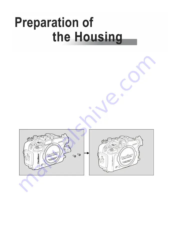 Nauticam NA-A6300 Instruction Manual Download Page 11