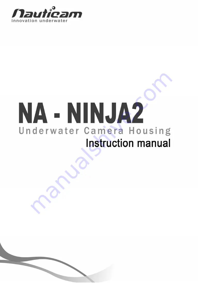 Nauticam NA-NINJA2 Instruction Manual Download Page 1