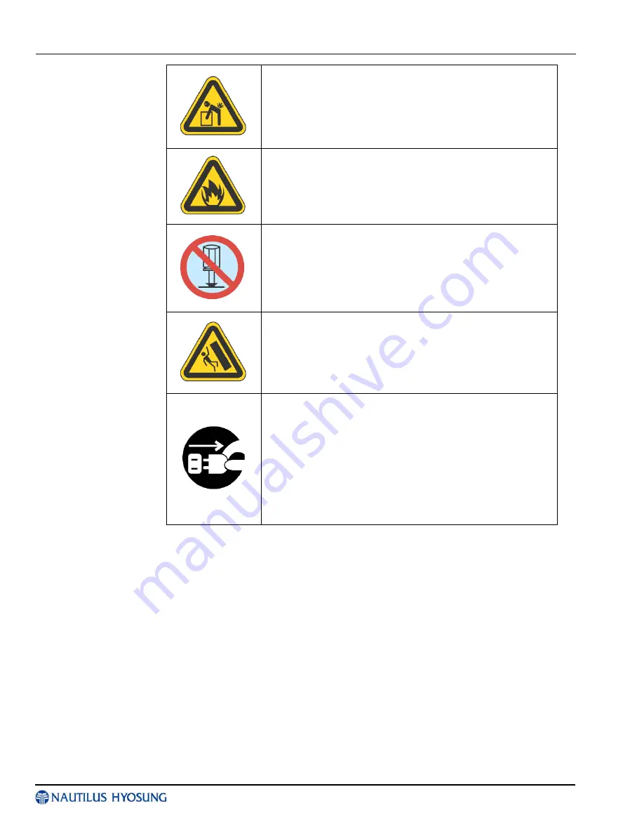 Nautilus Hyosung MONiMAX7800T Installation Manual Download Page 8