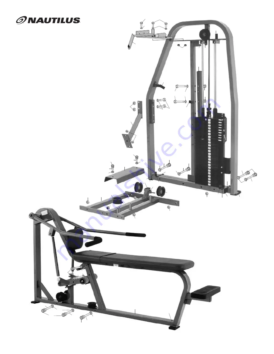 Nautilus 2ST BENCH PRESS Owner'S Manual Download Page 2